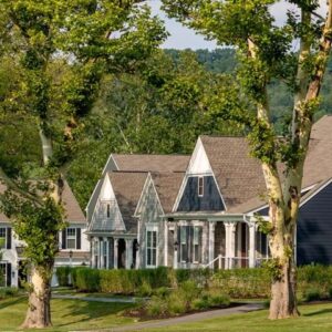 Row of beautiful homes at Sycamore Lane in Hastings Community.