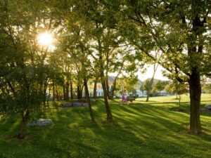 Miles of paths for a brisk walk or run