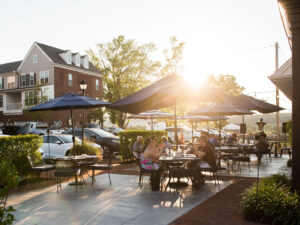 End the day under the setting sun with a delicious handcrafted meal at Thea's.