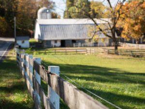 Enjoy rolling hills and farmland yet close to it all