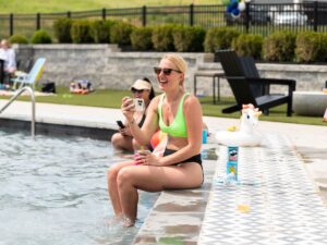 Have your phone ready for poolside selfies and smiles.