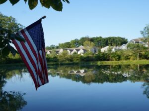 Enjoy trails meandering around the Lake