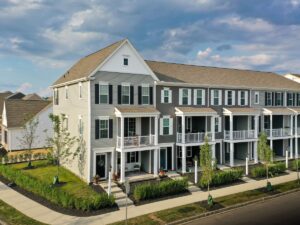 Single family homes and townhomes with porch and balconies to take in the views