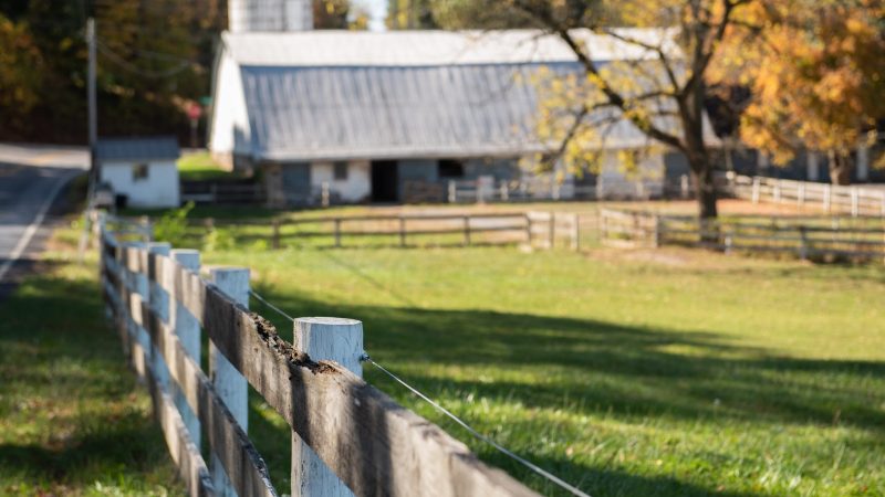 Enjoy rolling hills and farmland yet close to it all