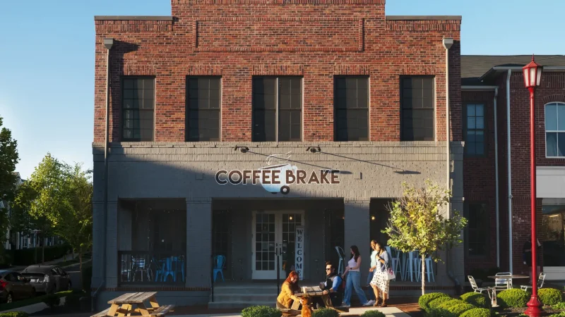 Connect with friends over coffee in the Crossroads