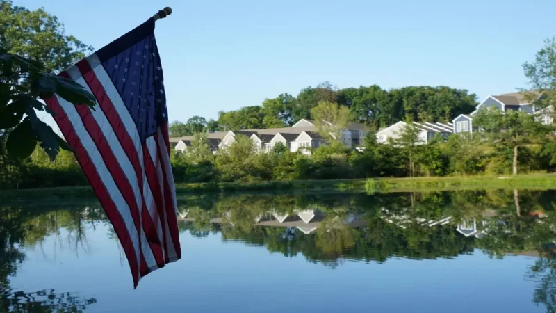 Enjoy trails meandering around the Lake